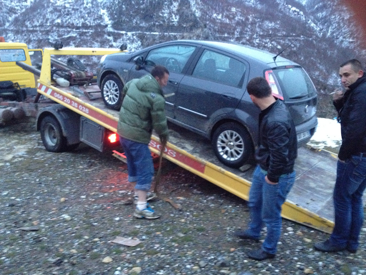 car stuck mountain albania fear travel