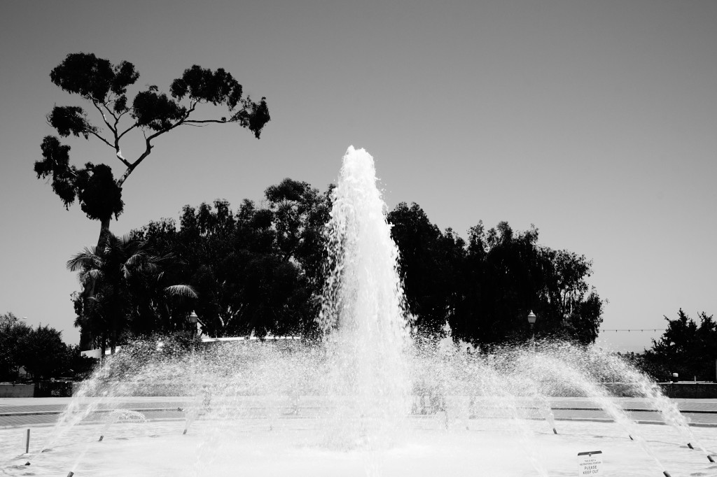 fountain in balboa park, san diego