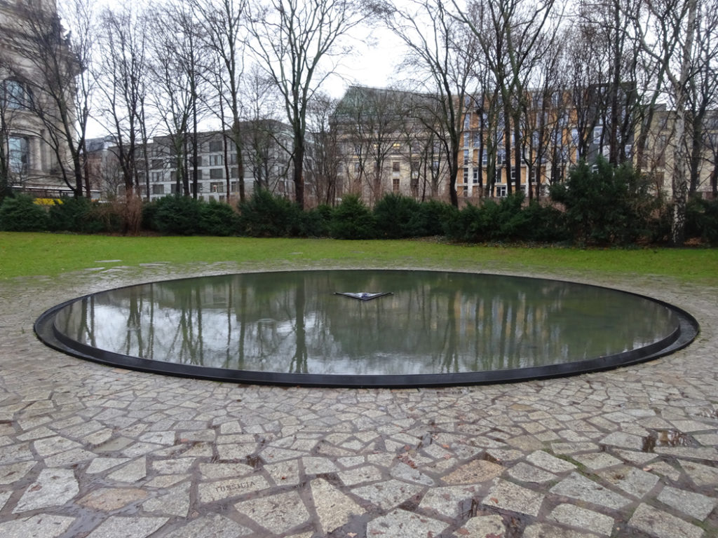 gypsy memorial in berlin, germany