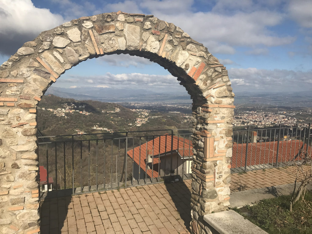 view from montefusco, italy