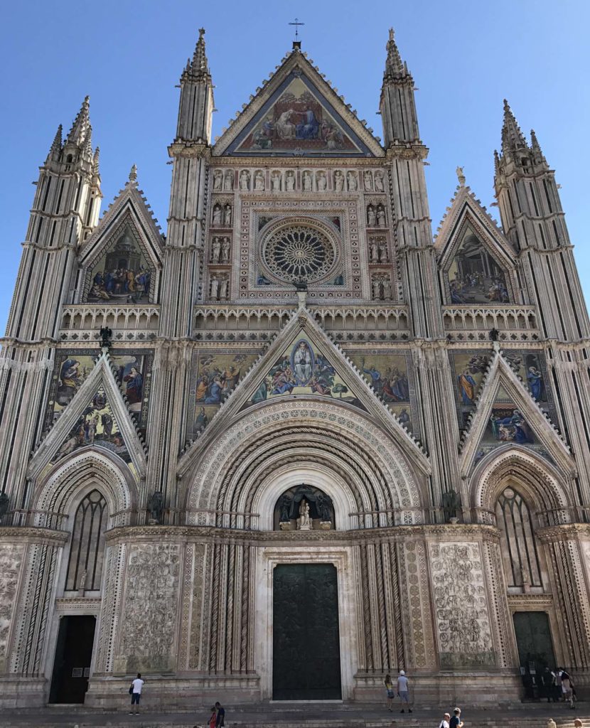 cathedral in orvieto, italy