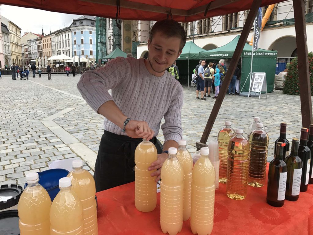 local drink in olomouc, czech republic