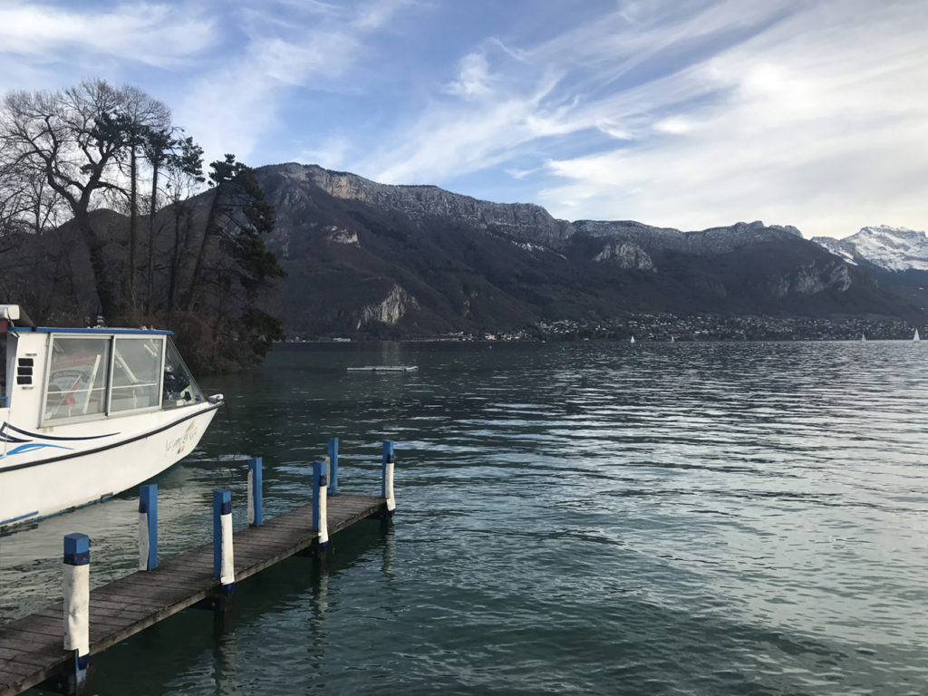 lake annecy france french mountain