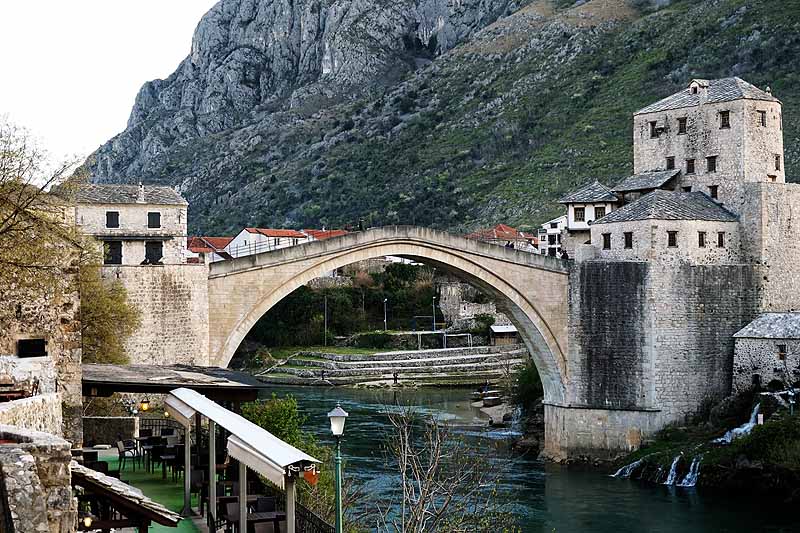 the european city of mostar, bosnia
