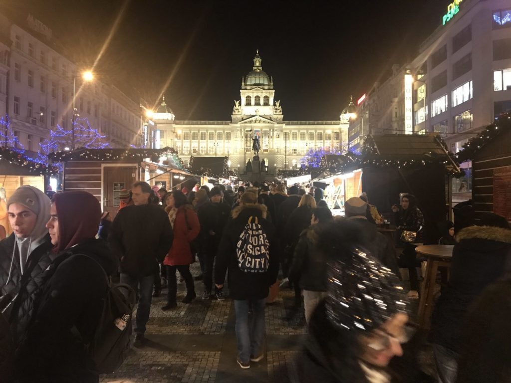 christmas market in prague, czech republic