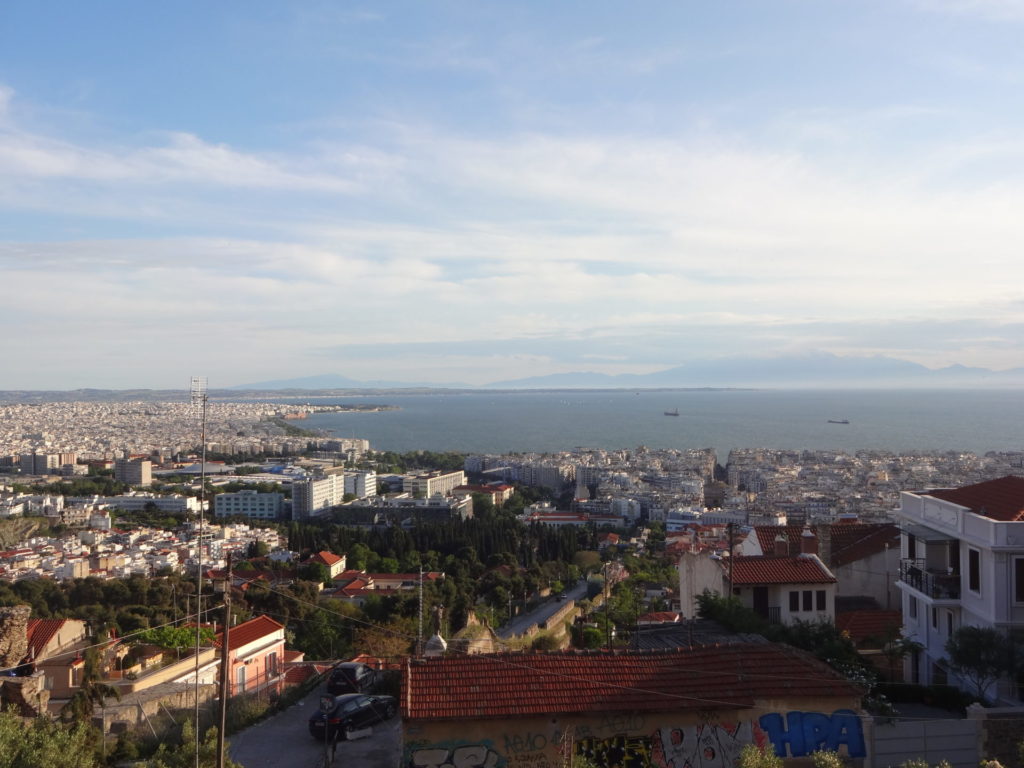 view from thessaloniki, greece