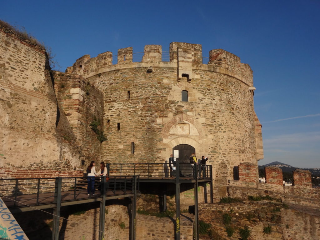 castle in thessaloniki, greece