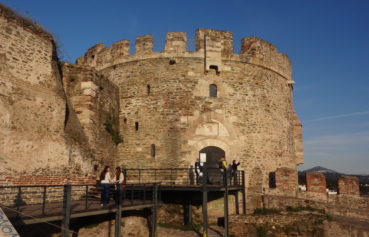 castle in thessaloniki, greece